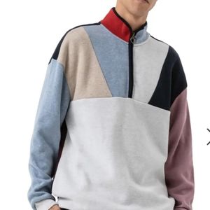 Rodd & Gunn WNWN Color block Popover 1/4  Zip Sweater